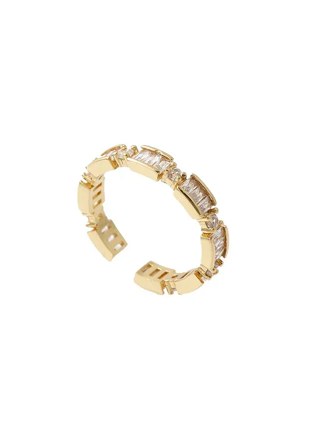Anillo circones dorado