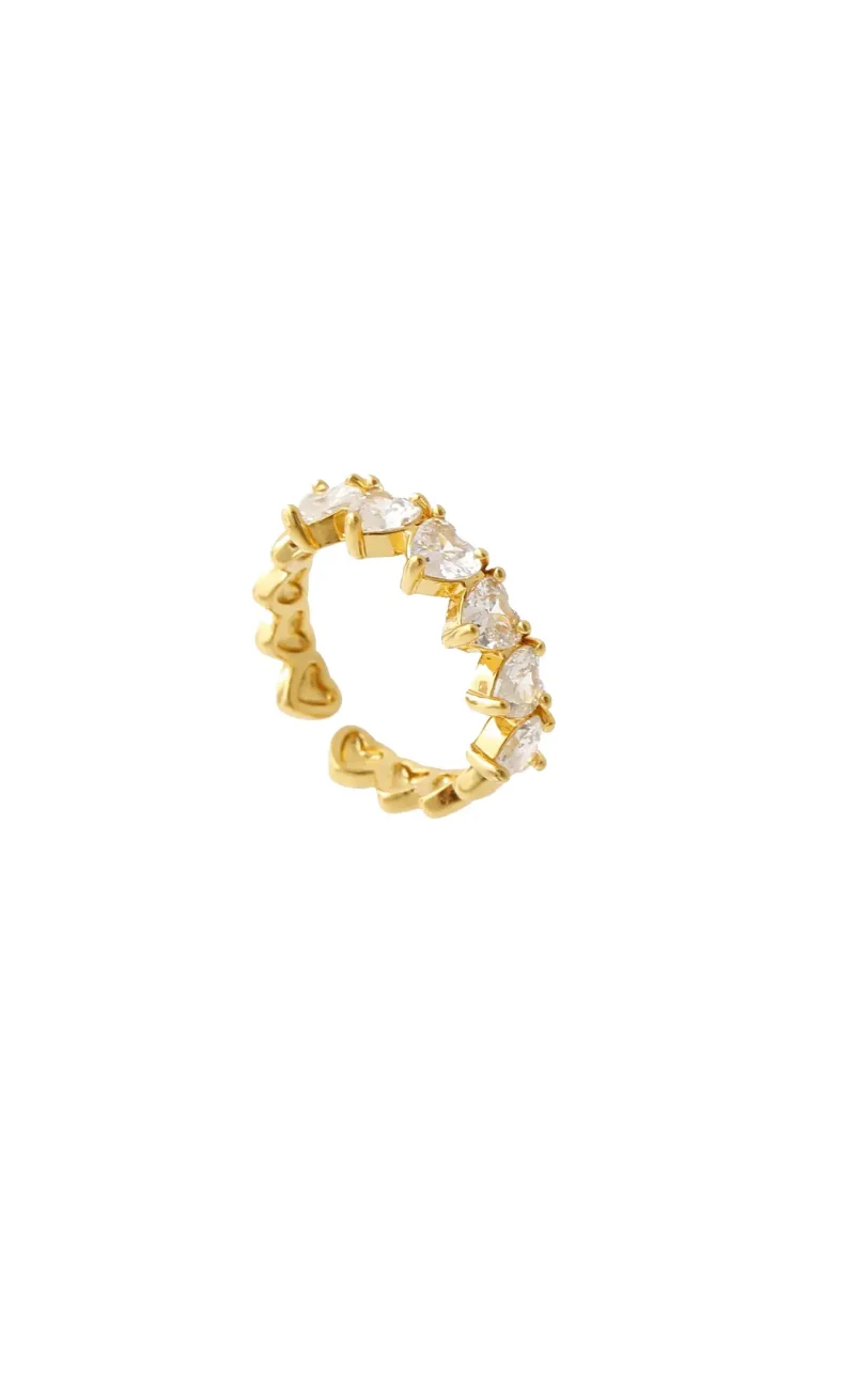 Anillo dorado en baño de oro 24k, marca Brazz by Roel. Con nuestros precios mayoristas puedes iniciar tu emprendimiento, tambien tenemos precios al detal, expertos en joyeria y accesorios