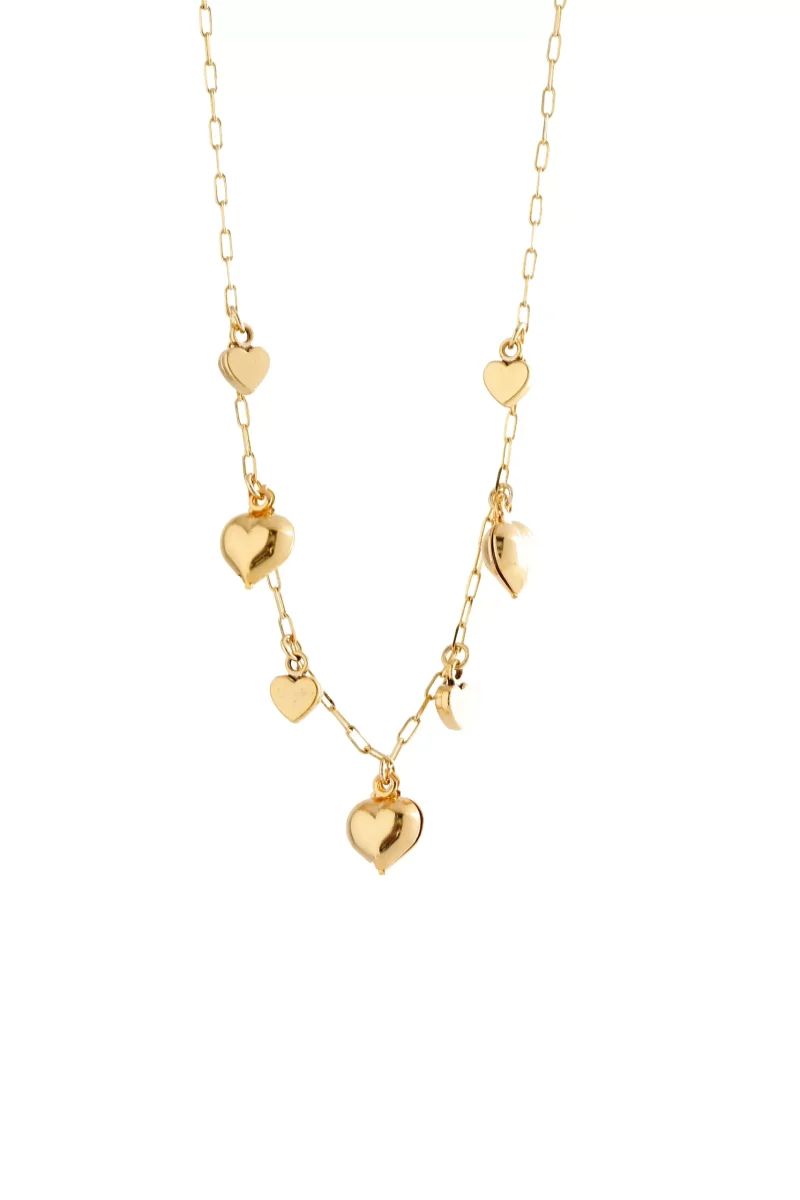Collar dorado con baño de oro 24k, con Brazz puedes emprender con nuestros precios mayoristas, marca Brazz by Roel