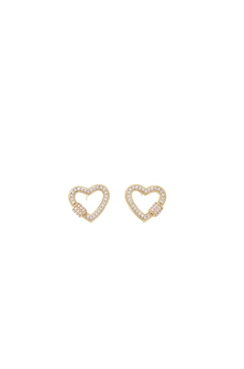 Arete dorado con baño de oro 24k, con Brazz puedes emprender con nuestros precios mayoristas, marca Brazz by Roel