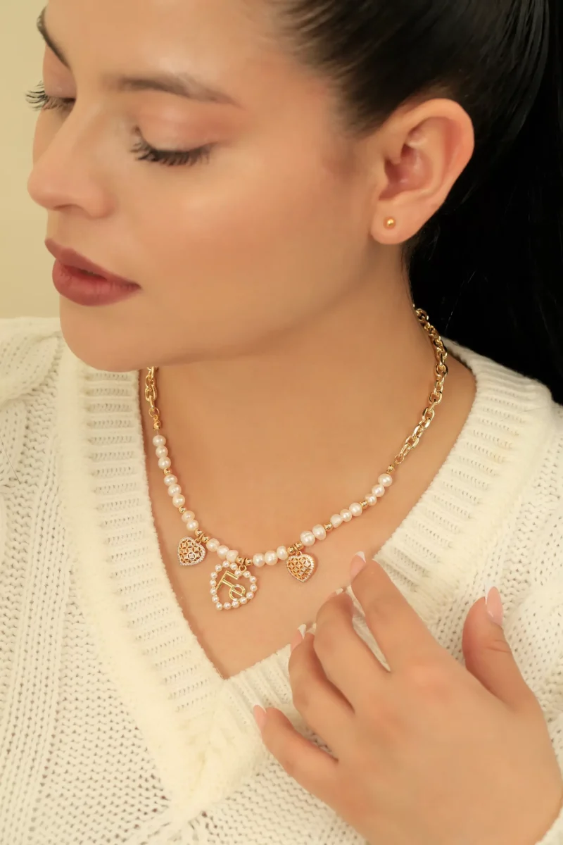 Collar dorado con baño de oro 24k, con Brazz puedes emprender con nuestros precios mayoristas, marca Brazz by Roel
