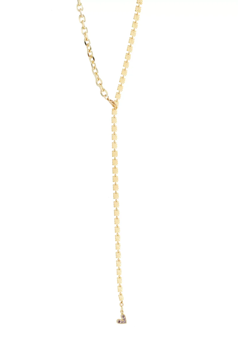Collar dorado con baño de oro 24k, con Brazz puedes emprender con nuestros precios mayoristas, marca Brazz by Roel