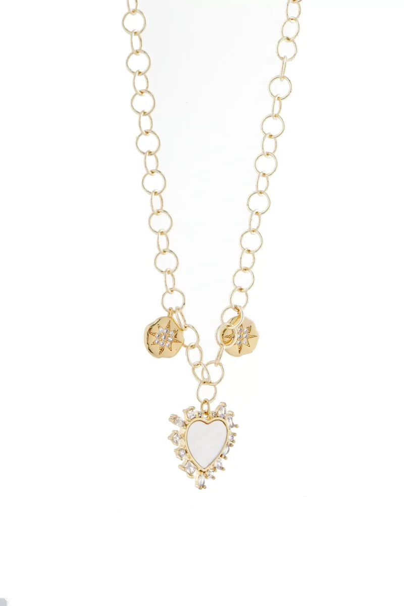 Collar dorado con baño de oro 24k, con Brazz puedes emprender con nuestros precios mayoristas, marca Brazz by Roel
