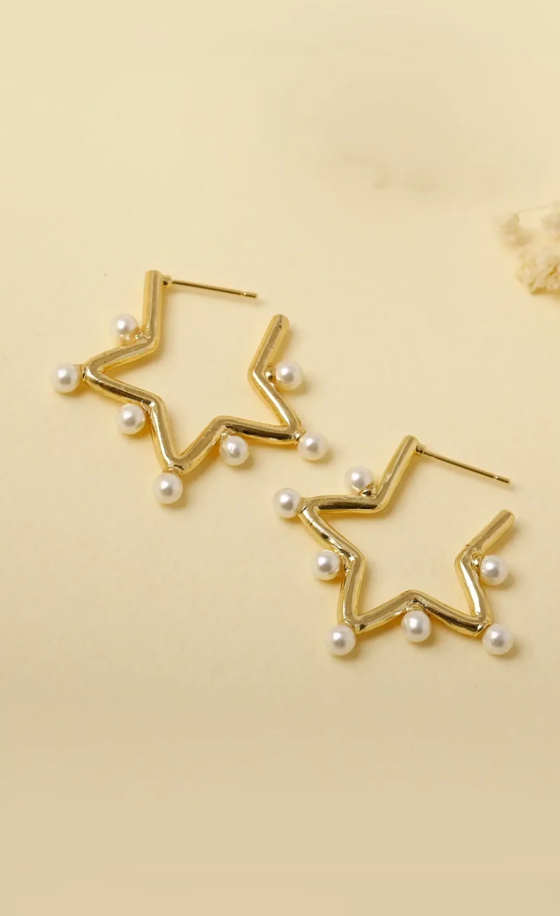 Candonga en baño de oro 24k. Marca Brazz by Roel