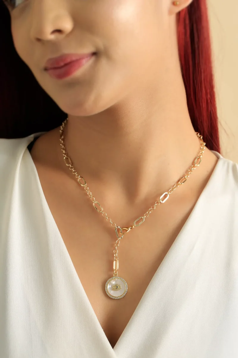 Collar dorado con baño de oro 24k, con Brazz puedes emprender con nuestros precios mayoristas, marca Brazz by Roel