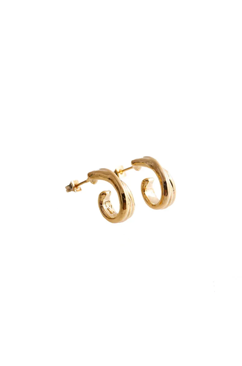 Topo dorado, en baño de oro 24k marca Brazz by Roel