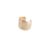Earcuff liso dorado, Baño de oro 24k. Marca By Roel