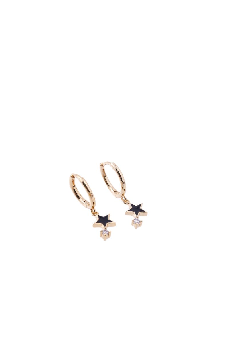 Candonga dorada, en baño de oro 24k marca Brazz by Roel 