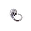 Anillo plateado, en baño de rodio marca Brazz by Roel 