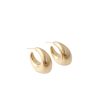 Candonga Chunky/ En baño de oro 24k. Marca Brazz By Roel.