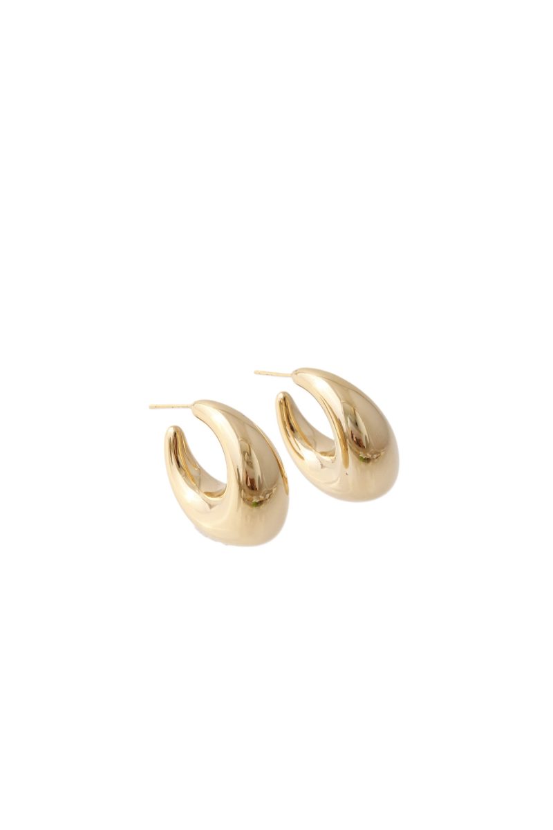 Candonga Chunky/ En baño de oro 24k. Marca Brazz By Roel.