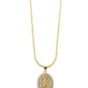 Collar dorado, en baño de oro 24k marca Brazz by Roel 