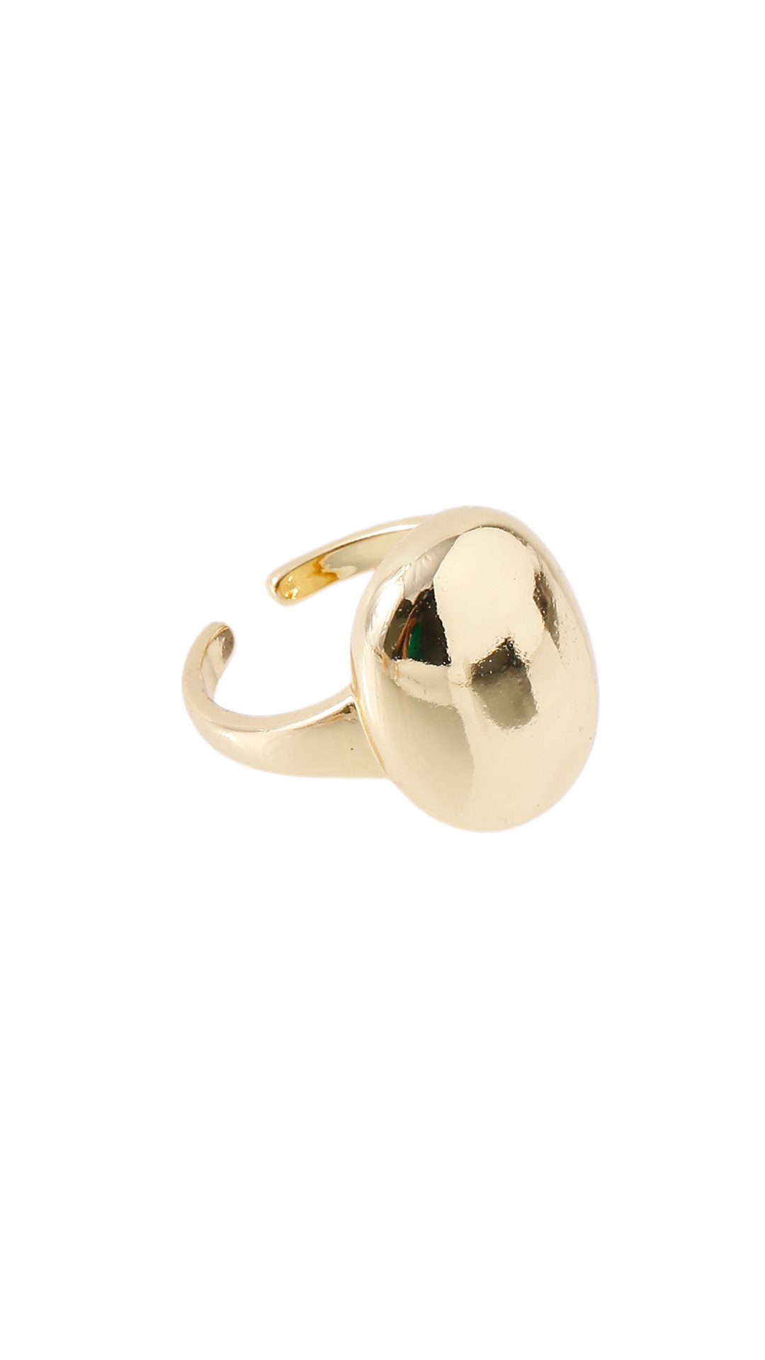 Anillo Judith/ En baño de oro 24k. Marca Brazz By Roel.