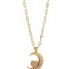 Cadena Luna/ En baño de oro 24k. Marca Brazz By Roel.