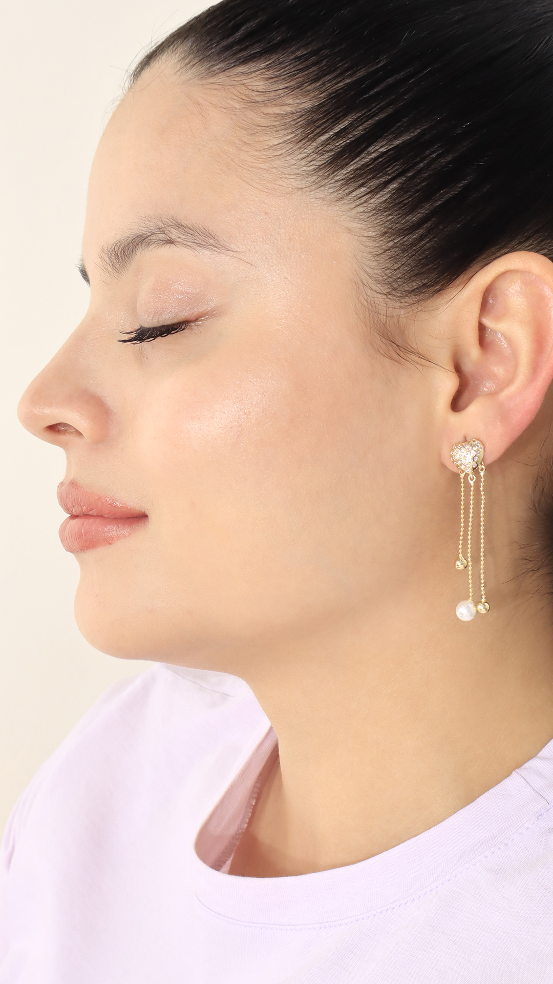 Topo Corazon/ En baño de oro 24k. Marca Brazz By Roel.