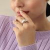 Anillo Microcircones/ En baño de oro 24k. Marca Brazz By Roel.