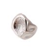 Anillo Silver/ En baño de oro 24k. Marca Brazz By Roel.