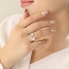 Anillo Armonía/ En baño de oro 24k. Marca Brazz By Roel.