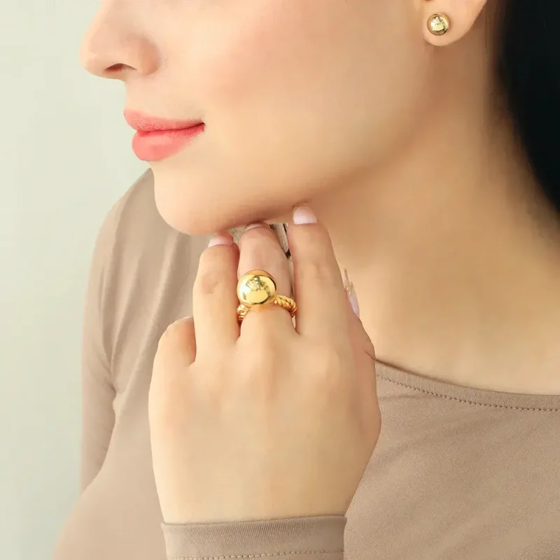 Anillo, en bronce marca Brazz by Roel