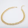 Cadena dorada, en baño de oro 24k marca Brazz by Roel