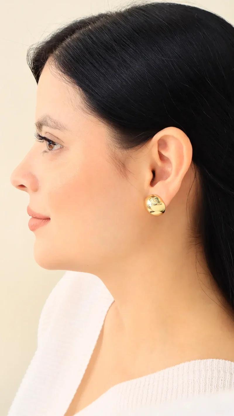 Topo dorado, en baño de oro 24k marca Brazz by Roel