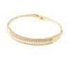 Pulsera dorada, en baño de oro 24k marca Brazz by Roel