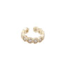 Earcuff Dorado/ En baño de oro 24k. Marca Brazz By Roel.