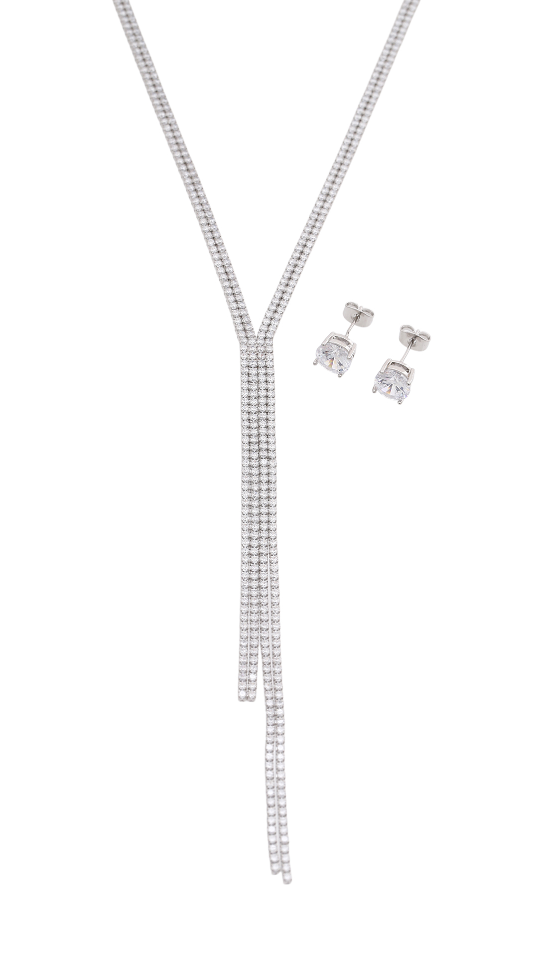 Gargantilla Magia Plateada/ En baño de oro 24k. Marca Brazz By Roel.