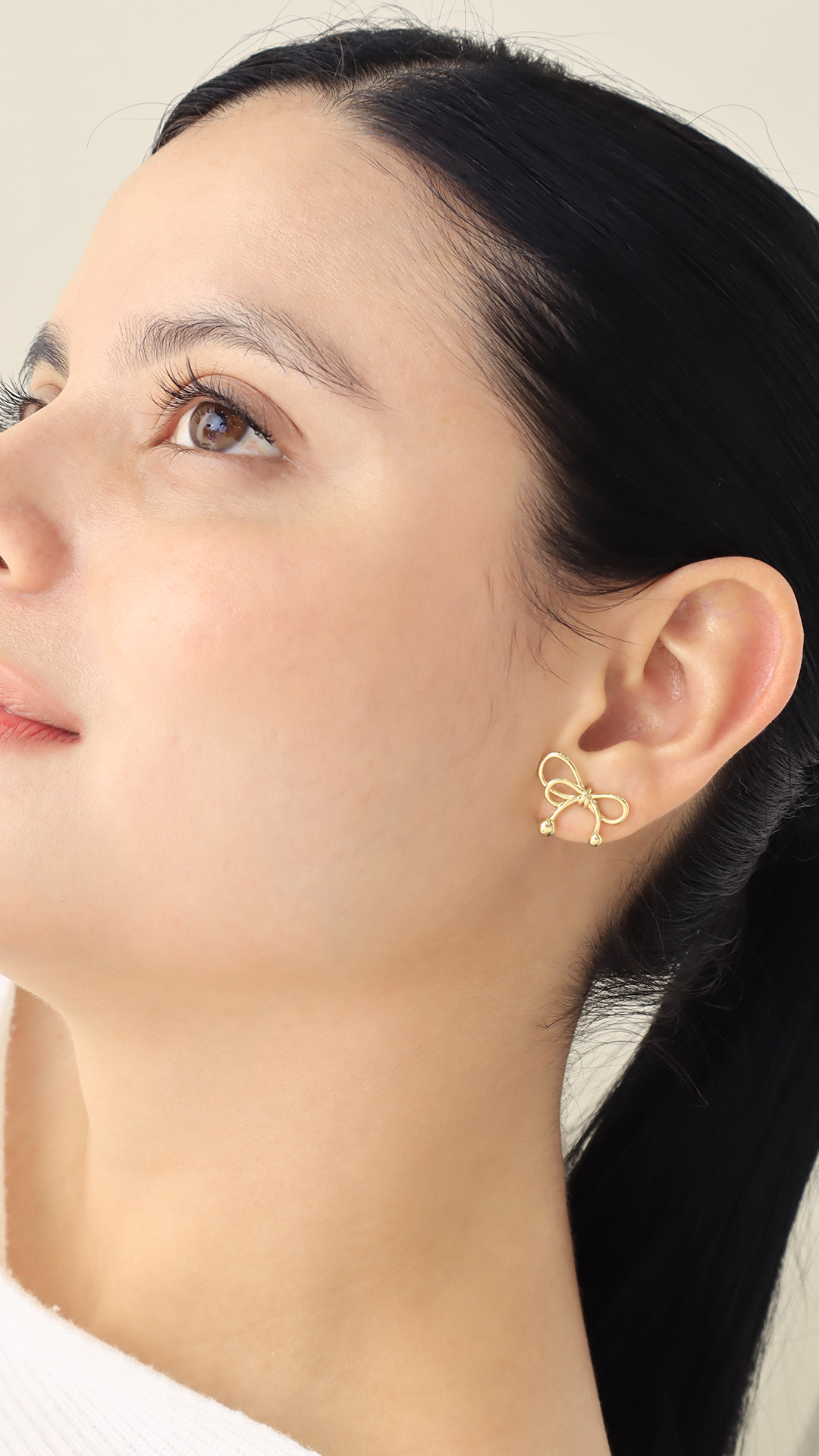 Topo Coquette Dorado/ En baño de oro 24k. Marca Brazz By Roel.