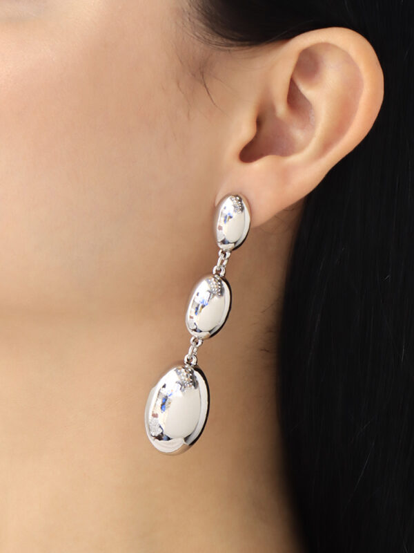 Arete Topo Liso/ En Baño De Oro 24k. Marca Brazz By Roel.