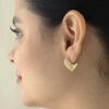 Topo con micro circón/ En Baño De Oro 24k Marca Brazz By Roel.