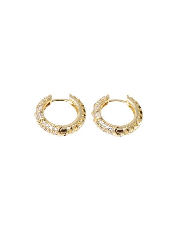 Huggies Circones/ En Baño de oro 24k. Marca Brazz By Roel.