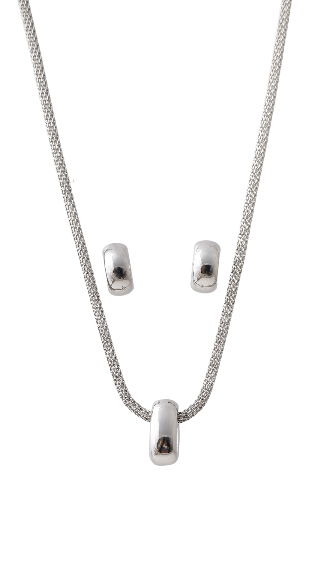 Juego Plateado/ En Baño De Oro 24k. Marca Brazz By Roel.