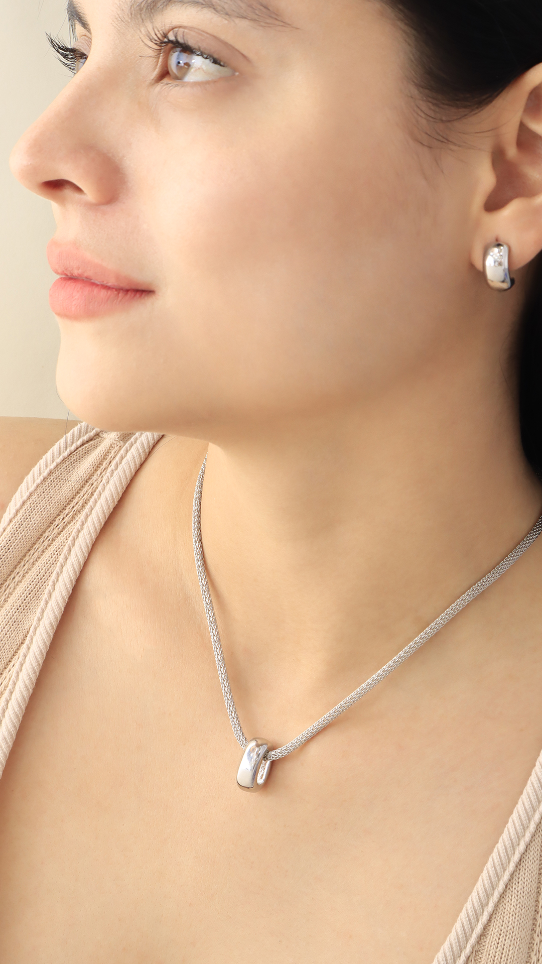 Juego Plateado/ En Baño De Oro 24k. Marca Brazz By Roel.