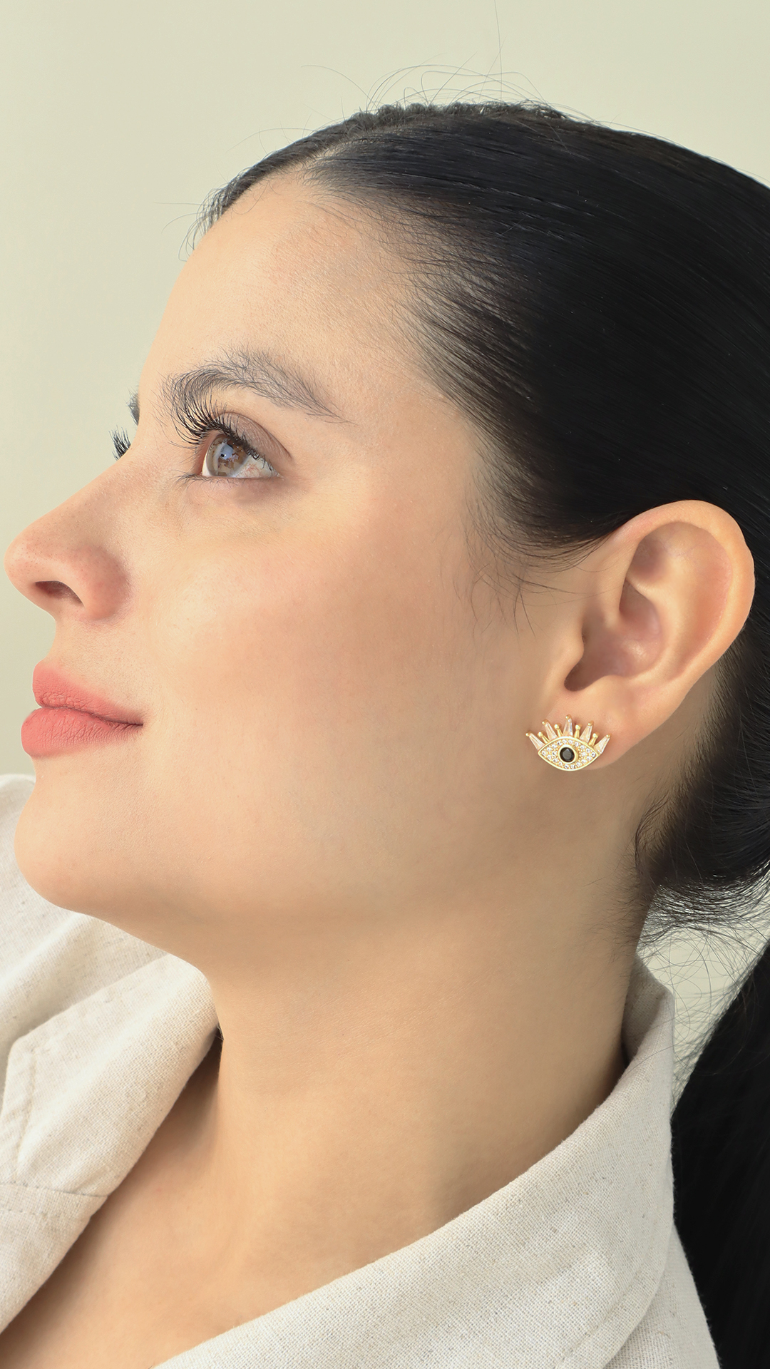 Topo Ojo Turco/ En Baño De Oro 24k. Marca Brazz By Roel.