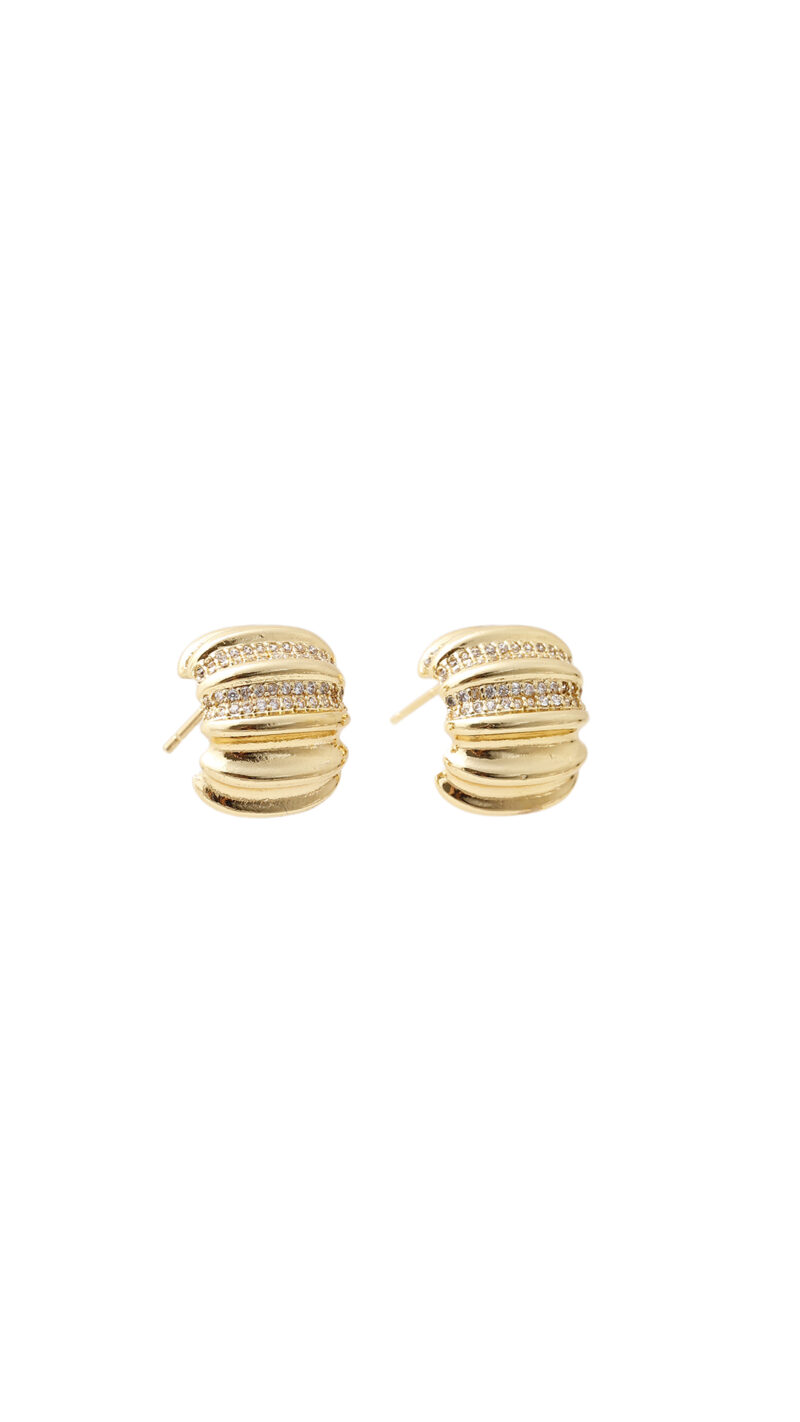 Topo Micro circones/ En Baño De Oro 24k. Marca Brazz By Roel.