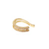Earcuff Fugaz/ En Baño De Oro 24k. Marca Brazz By Roel.