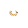 Earcuff Dorado/ En Baño De Oro 24k. Marca Brazz By Roel.