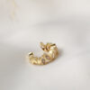 Earcuff Dorado/ En Baño De Oro 24k. Marca Brazz By Roel.