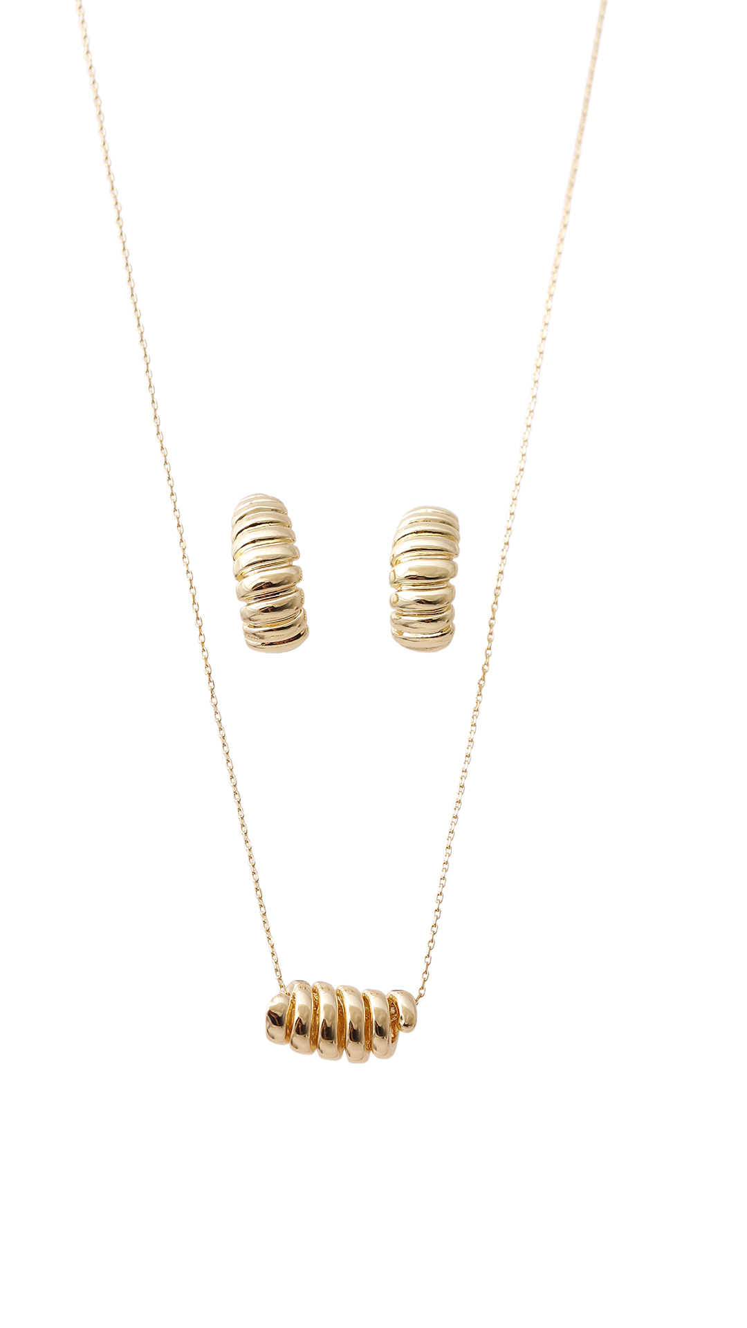 Juego Dama Entorchado/ En Baño De Oro 24k. Marca Brazz By Roel.