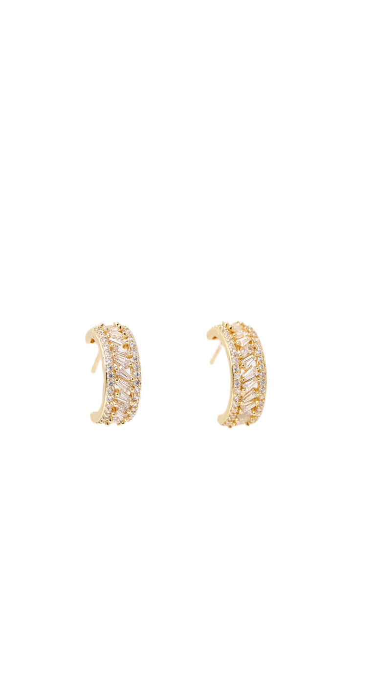 Topo Microcircon/ En Baño De Oro 24k. Marca Brazz By Roel.
