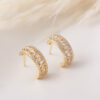 Topo Microcircon/ En Baño De Oro 24k. Marca Brazz By Roel.