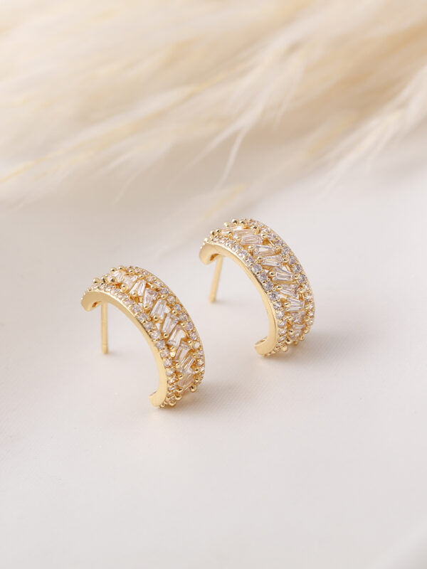 Topo Microcircon/ En Baño De Oro 24k. Marca Brazz By Roel.