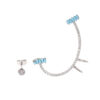 Topo Blue/ En Baño De Oro 24k. Marca Brazz By Roel.