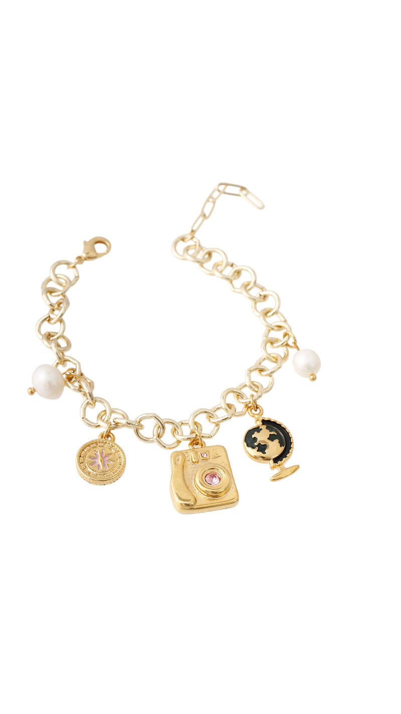 Pulsera Cadena Dorada - Imagen 2