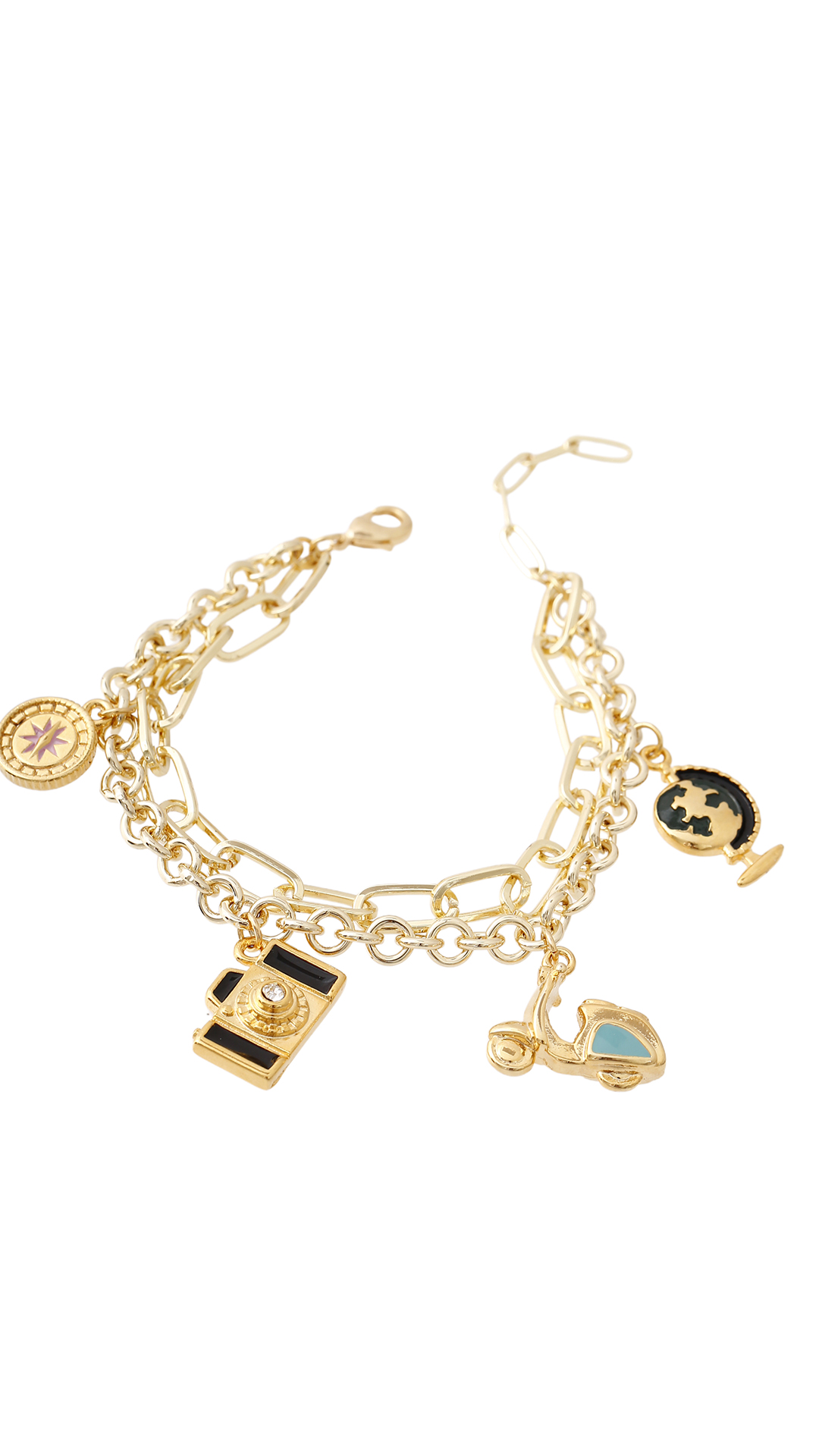 Pulsera Multidijes Dorada - Imagen 2