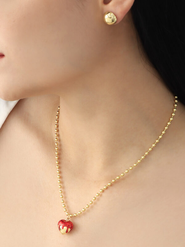 Gargantilla Eterno Vinculo/ En Baño De Oro 24k. Marca Brazz By Roel.