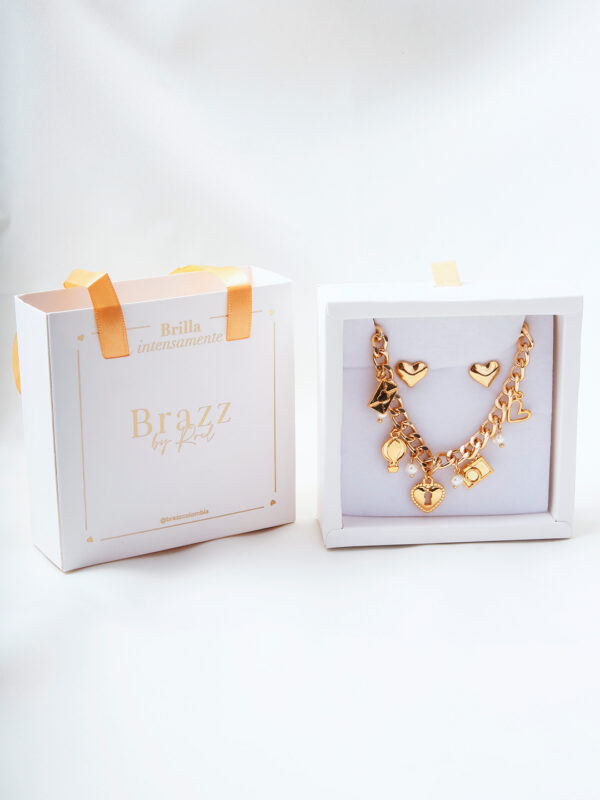 Regalo De Amor/ En Baño De Oro 24k. Marca Brazz By Roel.