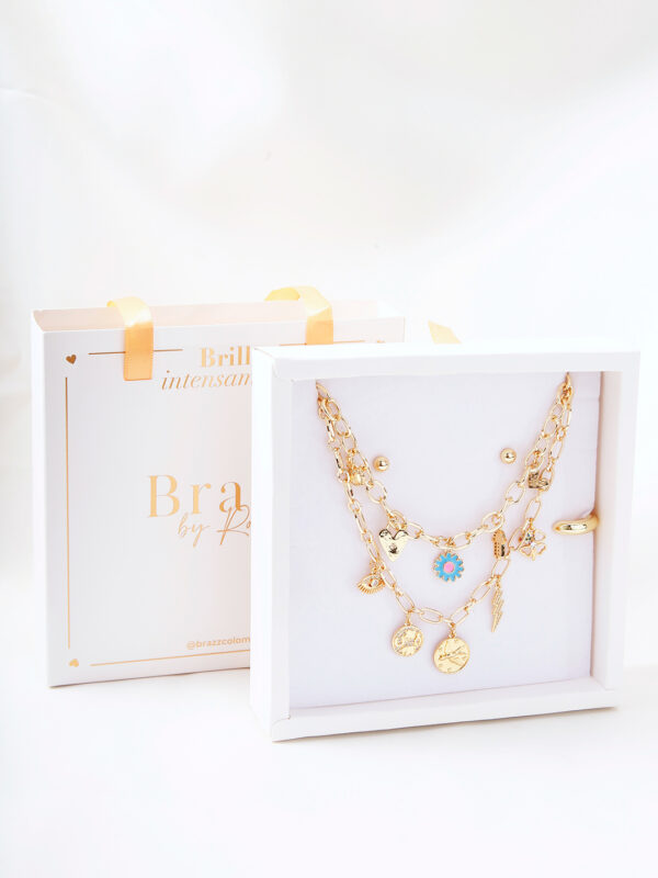 Regalo Love/ En Baño De Oro 24k. Marca Brazz By Roel.
