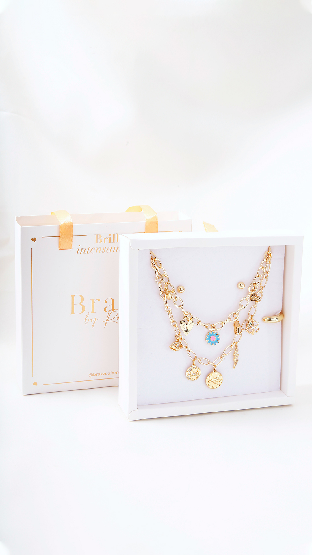 Regalo Love/ En Baño De Oro 24k. Marca Brazz By Roel.